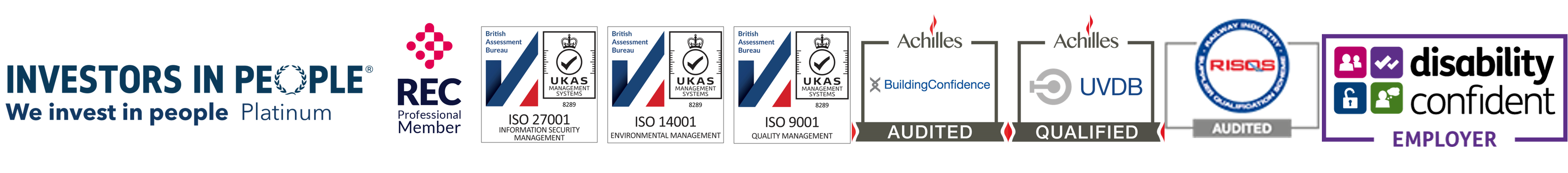 Business and recruitment accreditations