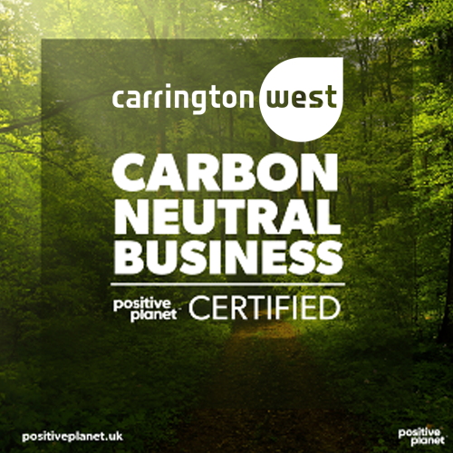Carrington West achieves Carbon Neutral status