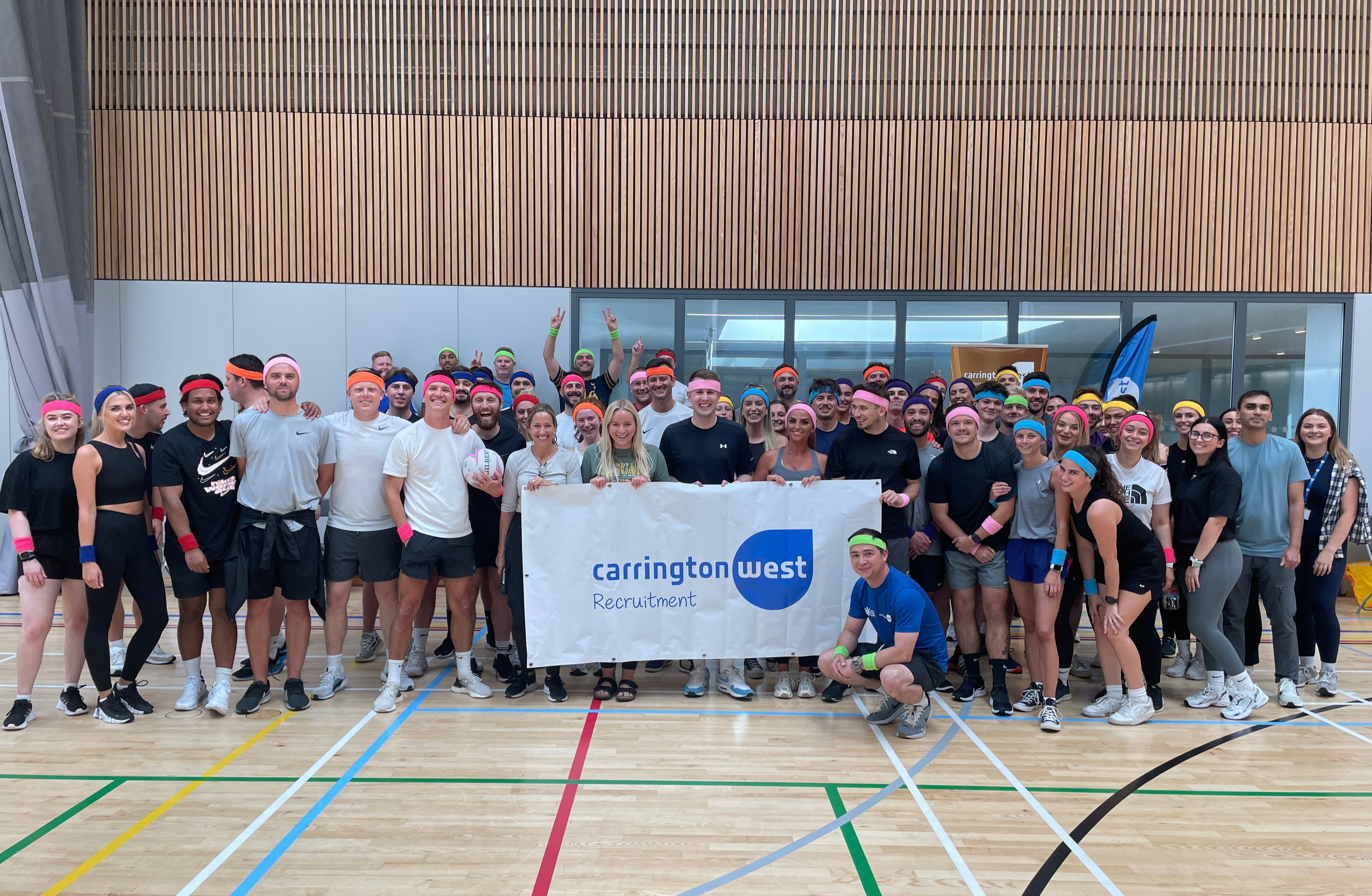 Carrington West Team at sports day 2024