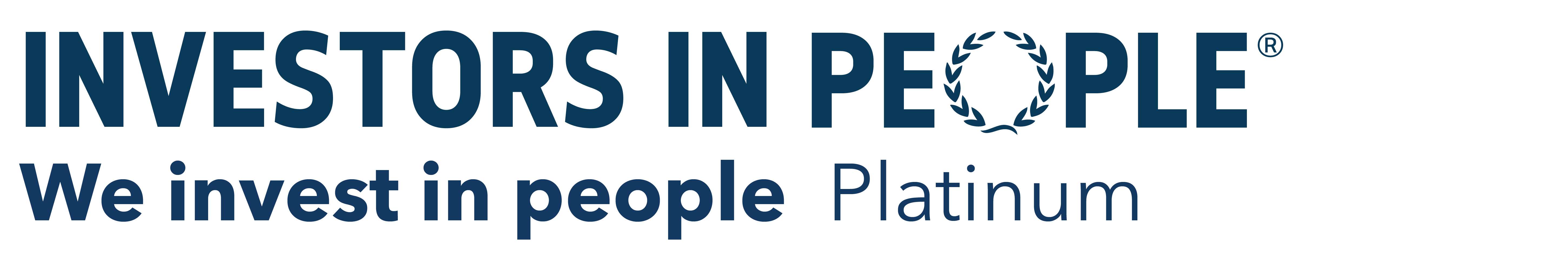 The Investors in People Platinum Logo: We Invest in People