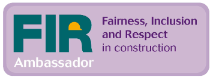 Fairness, Inclusivity and Respect in the workplace ambassador logo