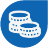 Icon showing a pile of coins showing that employees of Carrington West can make great money with our uncapped, unrivalled commission structure