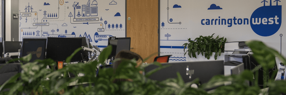 Carrington West employees doing recruitment into the UK infrastructure and built environment industry